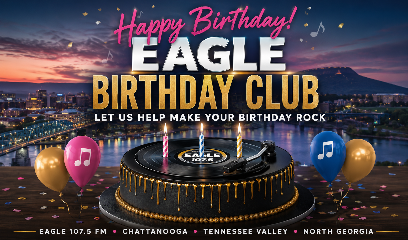 Eagle Birthday Club promotional graphic