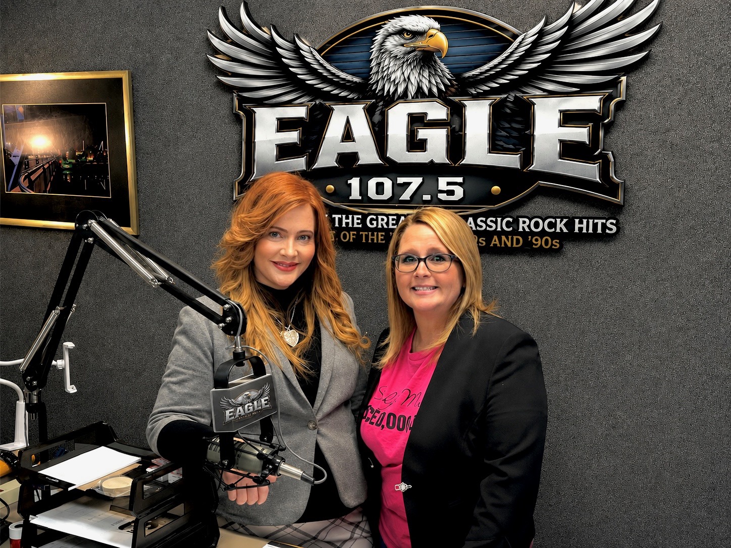 Eagle 107.5 in-studio guest interview
